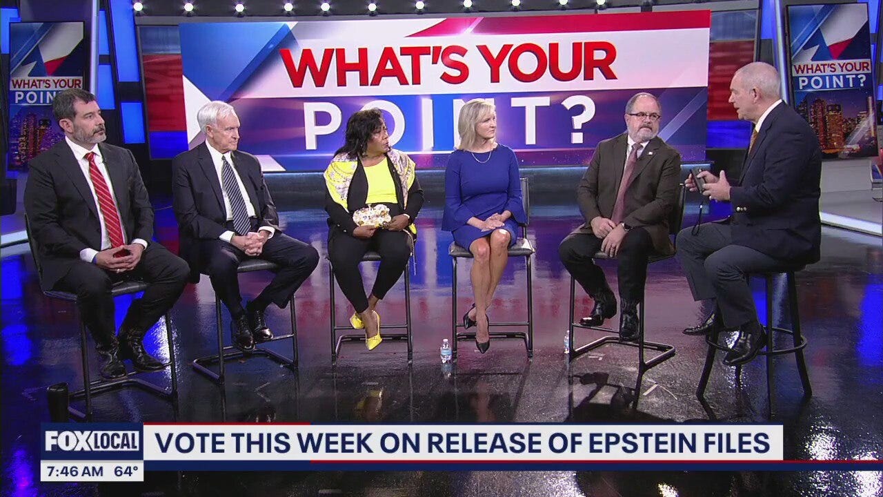 Vote this week on release of Epstein files | What's Your Point?