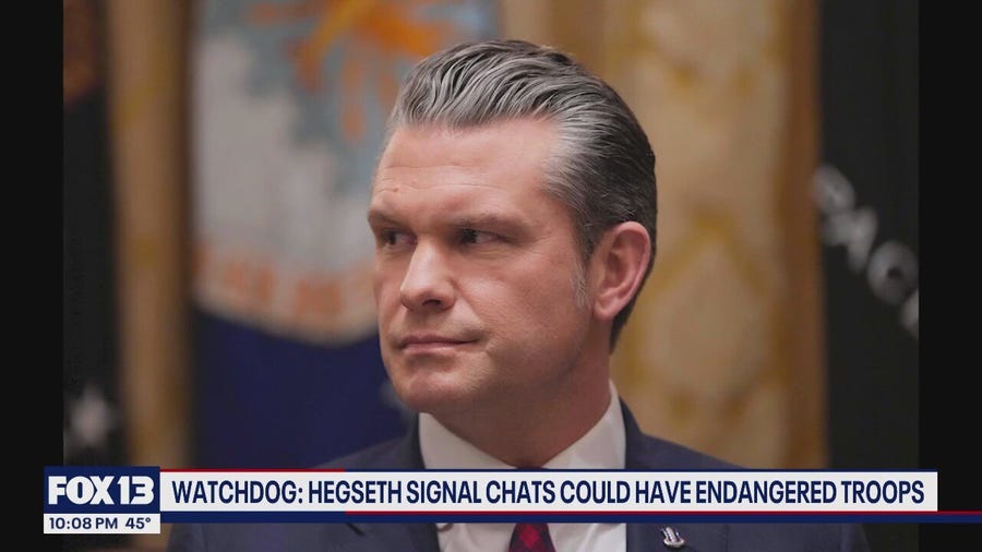 Pentagon: Hegseth chats could have endangered troops