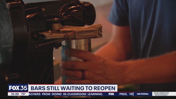 Bars still waiting o reopen