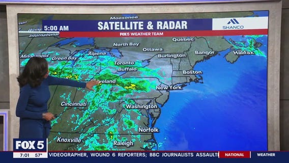 FOX 5 Weather forecast for Saturday, October 14