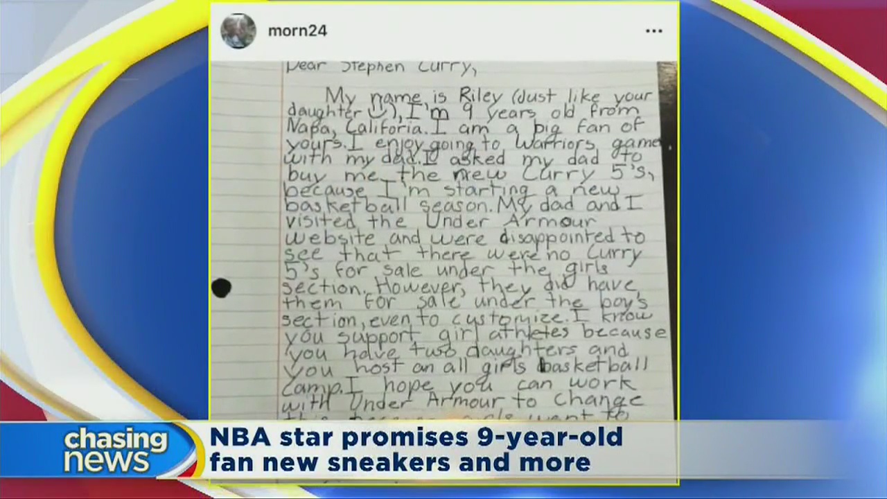 NBA star promises young fan new sneakers & more