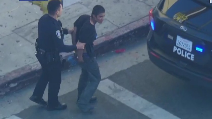 Pursuit suspect taken into custody | FOX 11 Los Angeles