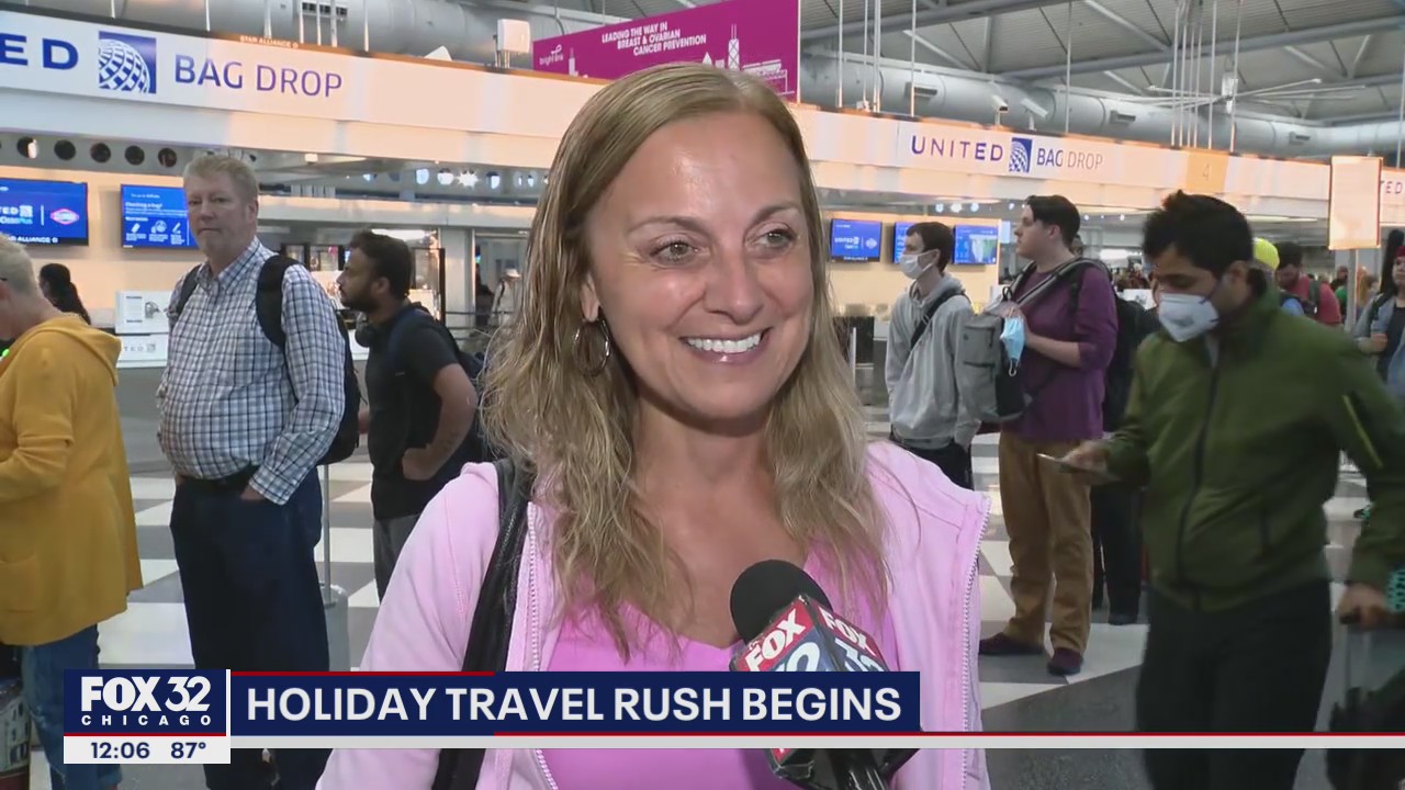 Holiday travel rush begins as Chicago airports brace for their busiest weekend in years