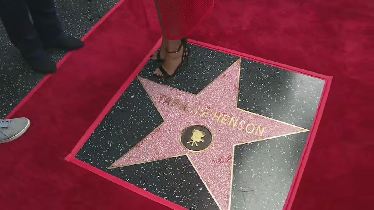 Actress Taraji P. Henson gets a star on the Hollywood Walk of Fame