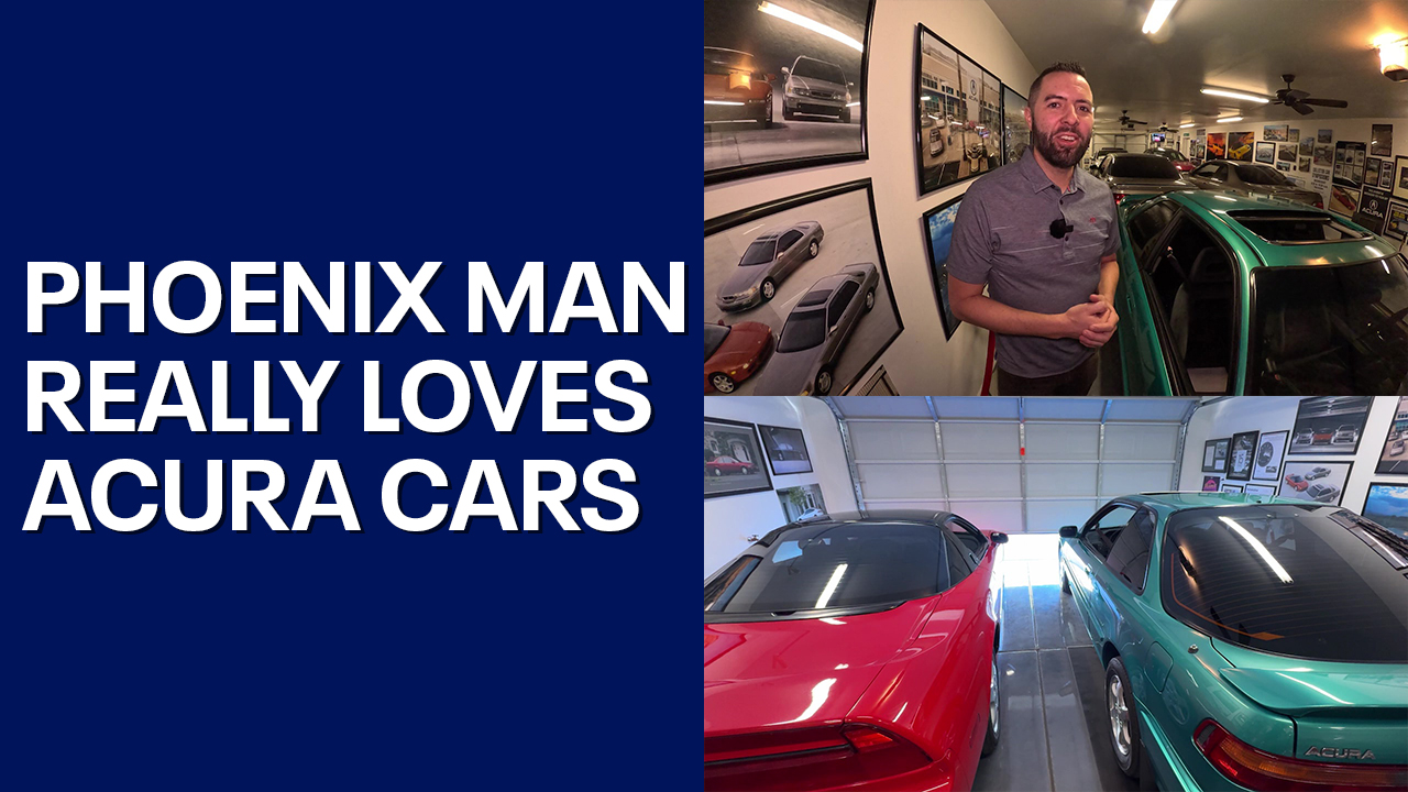 Phoenix man has big collection of Acura cars