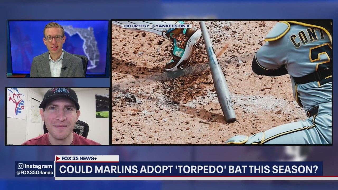 It's weird, but works. Will Marlins adopt torpedo bat?