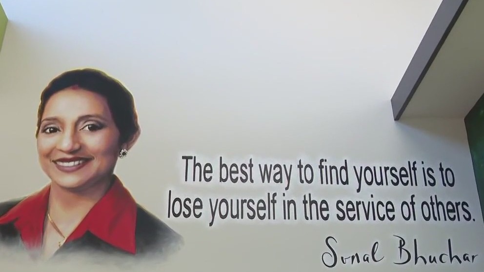 First dat of school at brand new Sonal Bhuchar School