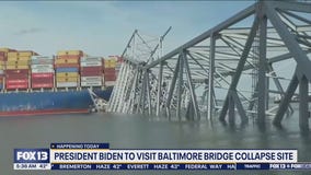 President Biden to visit Baltimore bridge collapse site