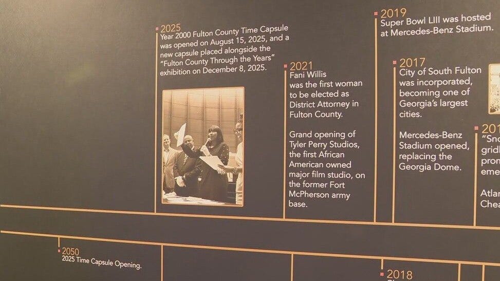 Fulton County unveils new historical exhibit, seals time capsule