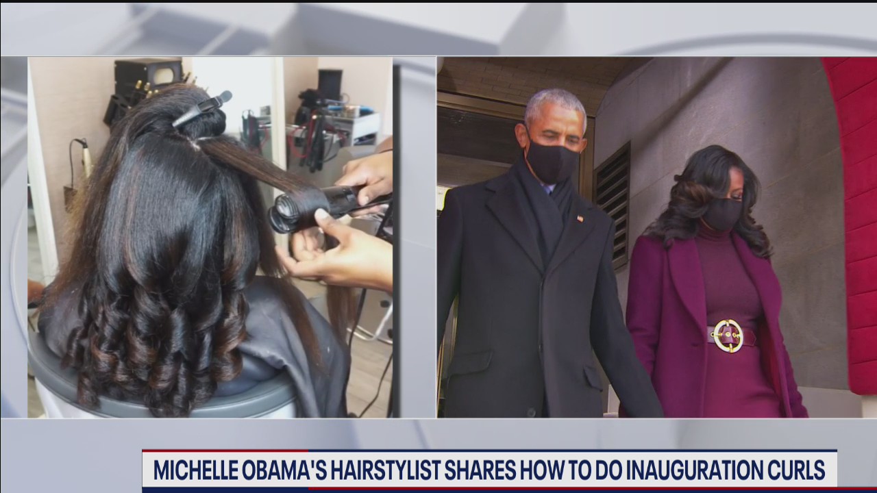 Michelle Obama's hairstylist shows how to do inauguration curls