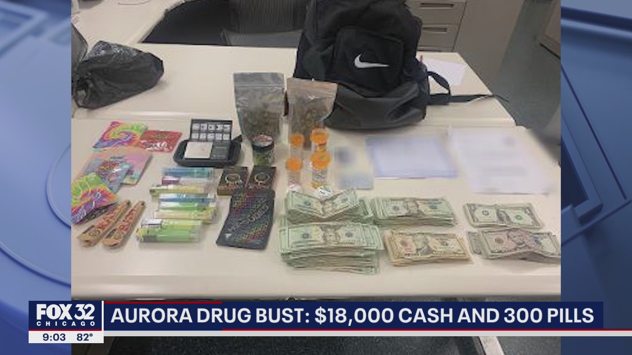 $18K, 300 pills seized in Aurora drug bust