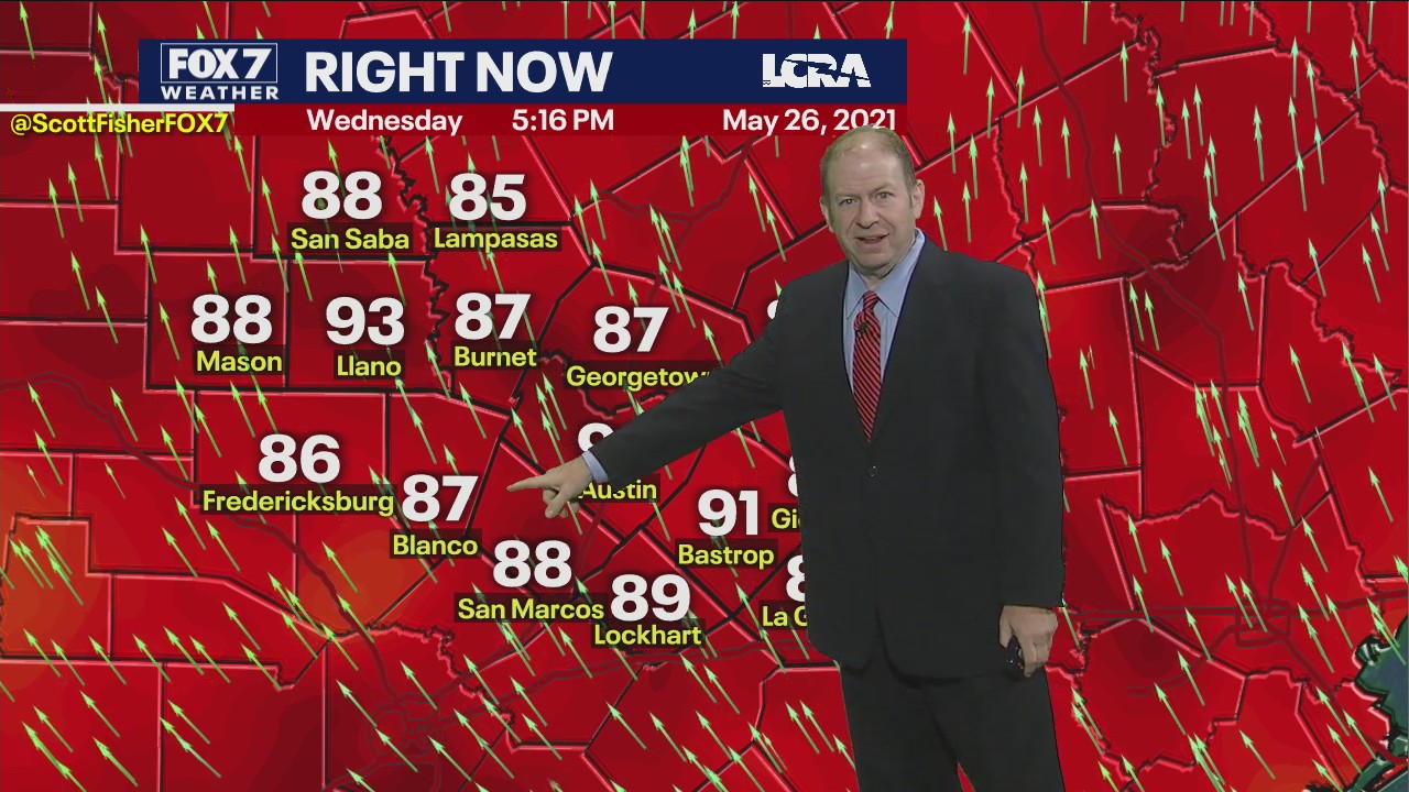 Evening weather forecast for May 26, 2021