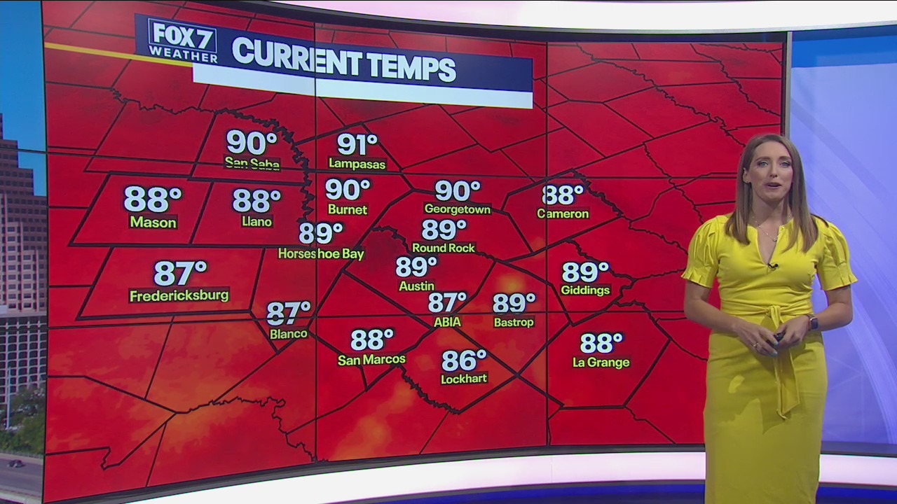 Noon weather forecast for June 18, 2021