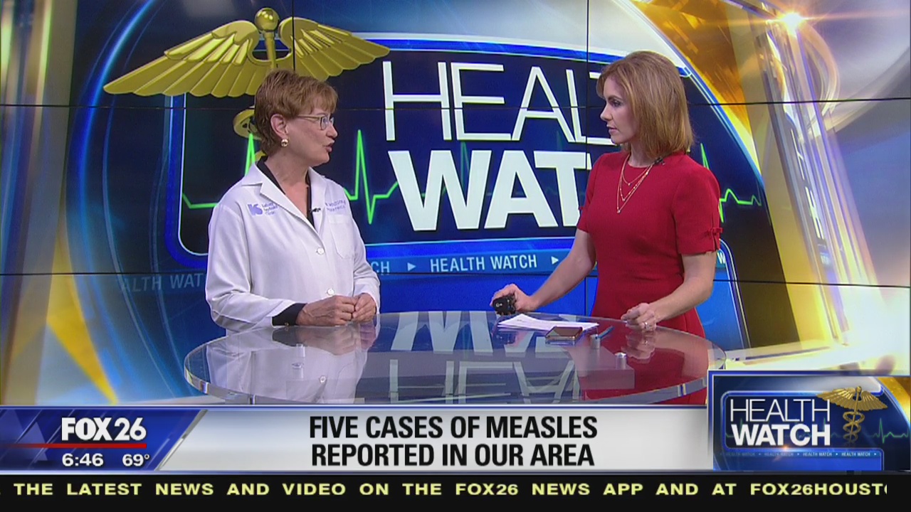 Five cases of measles reported in Houston area