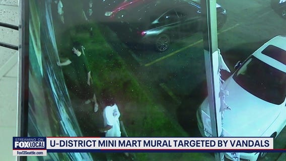 U-District mini mart mural targeted by vandals