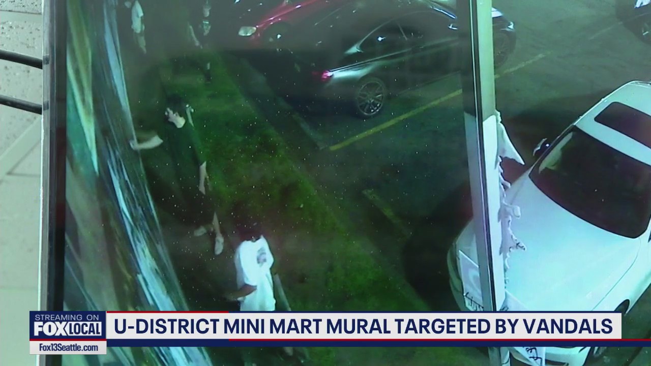 U-District mini mart mural targeted by vandals