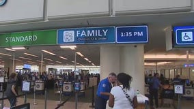 TSA family lane initiative for traveling with kids