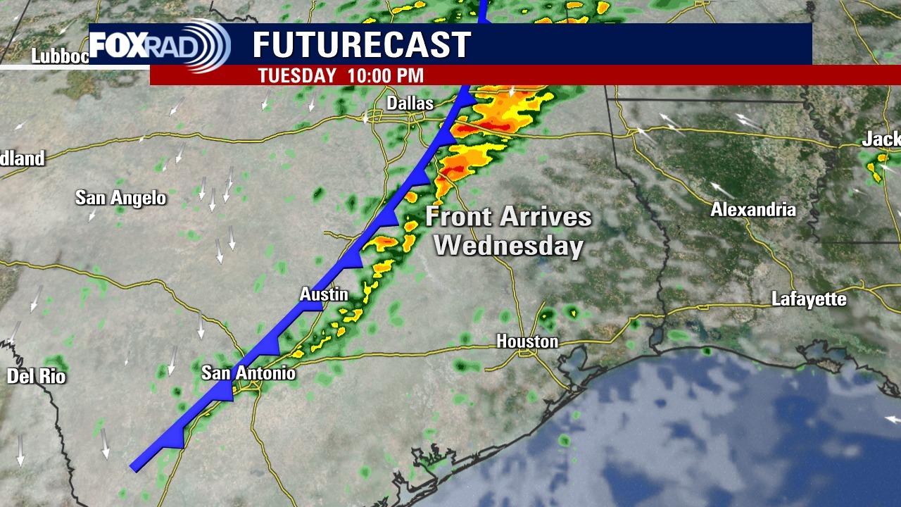 Showers and Storms Return to Southeast Texas during middle of the week