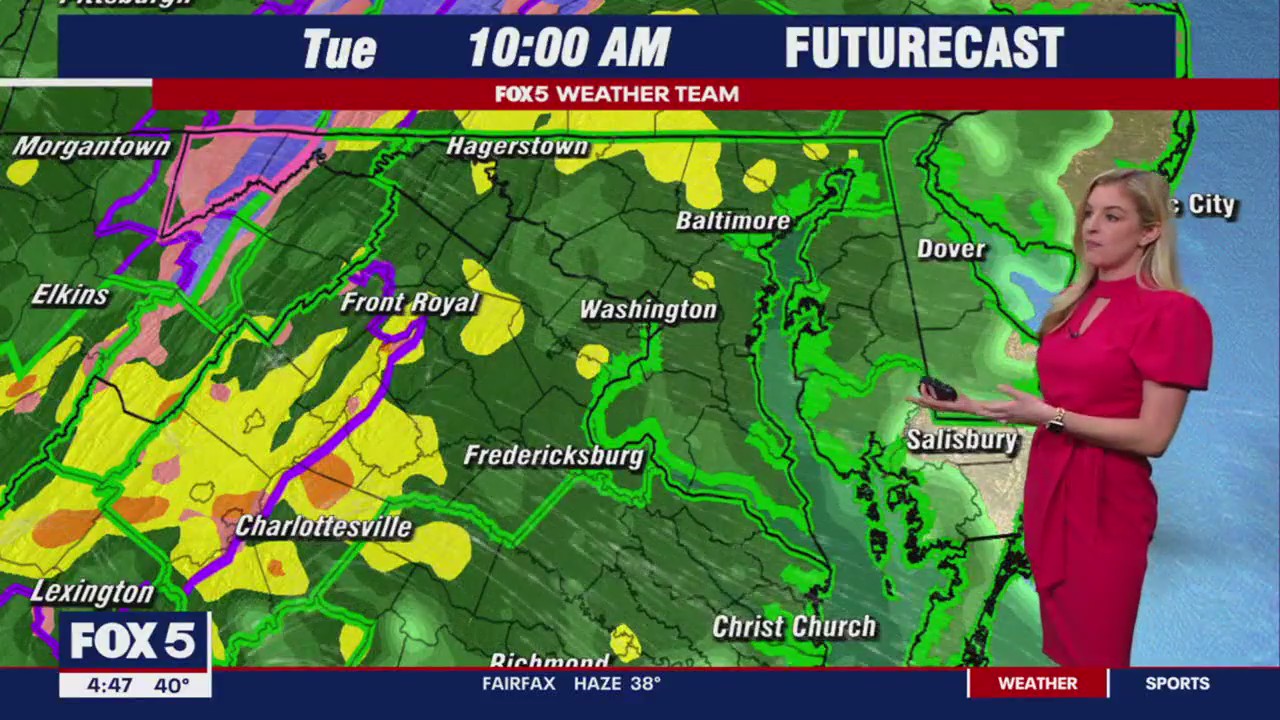 FOX 5 Weather forecast for Tuesday, January 9
