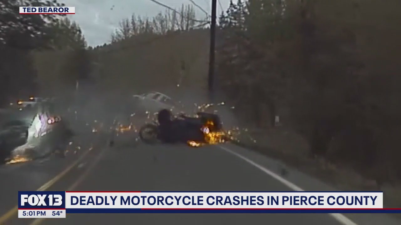 Two deadly motorcycle crashes in Pierce County raise safety concerns
