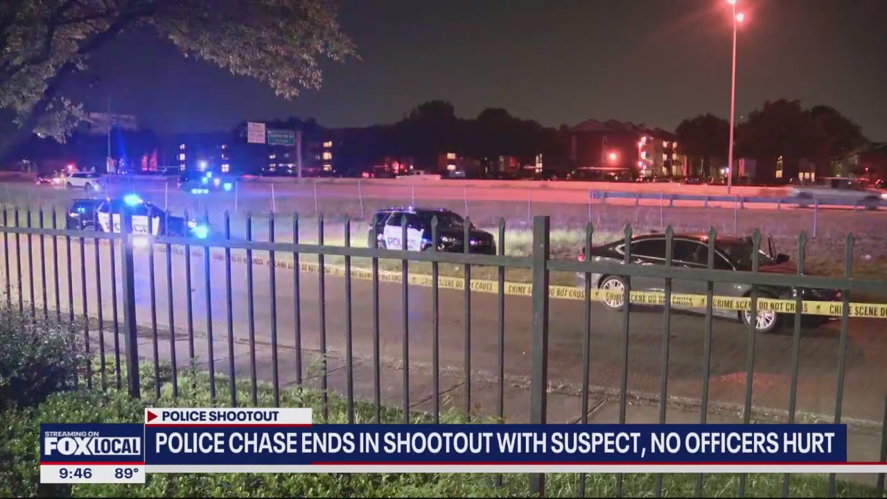 Cedar Hill police chase ends with shootout