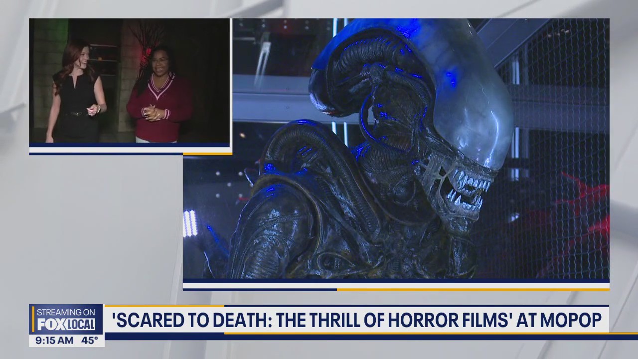 Sneak peek at the MoPOP Museum's horror movie exhibit in Seattle