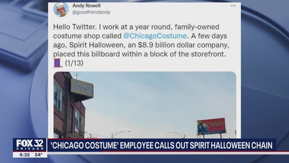 'Chicago Costume' employee calls out Spirit Halloween chain