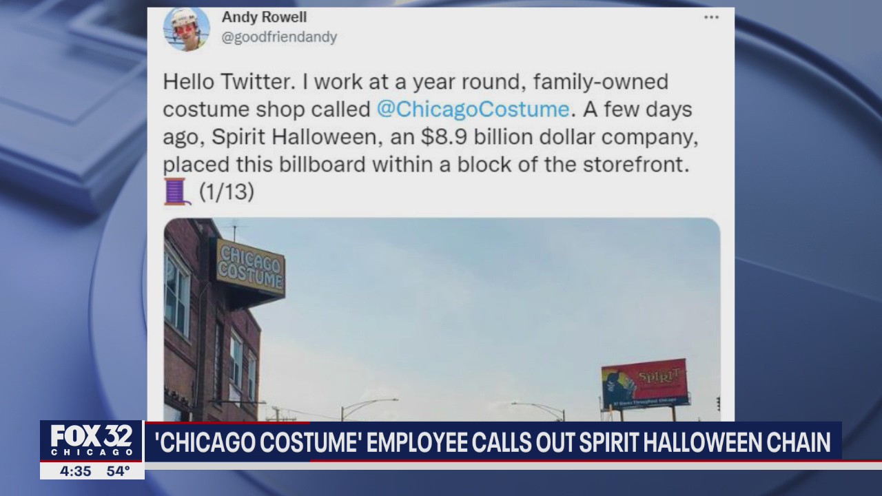 'Chicago Costume' employee calls out Spirit Halloween chain