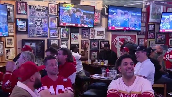 49ers fans celebrate big primetime win