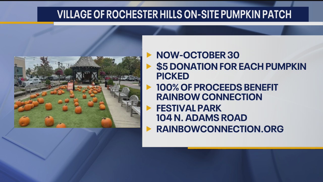Village of Rochester Hills On-Site Pumpkin Patch Now-October 30