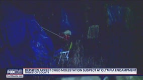 Deputies arrest child molestation suspect at Olympia encampment