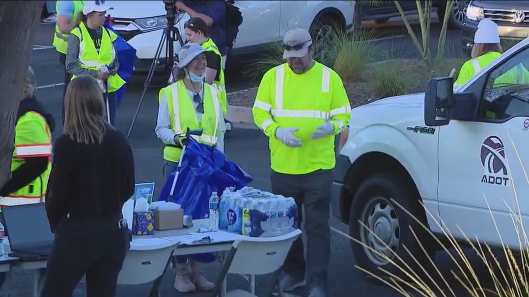 Volunteers with ADOT come together for Earth Day