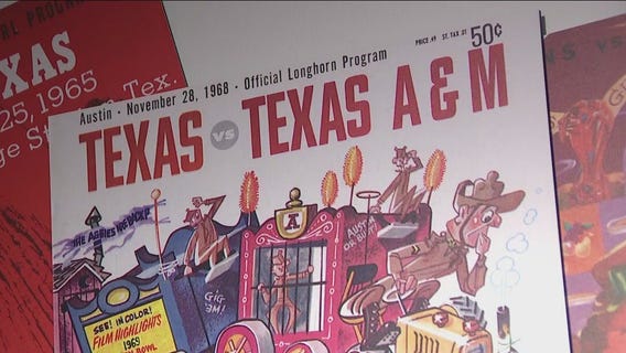 New exhibit featuring Texas vs Texas A&M