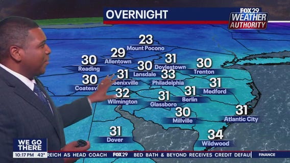 Weather Authority: 10 p.m. Thursday forecast