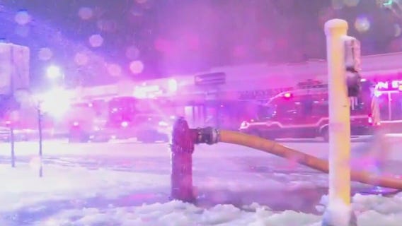 Minneapolis fire impacted by winds, snowstorm