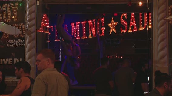 'Rent' viewing party held at Flaming Saddles in West Hollywood