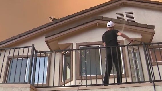 'We're not moving,' homeowner near Hughes Fire says