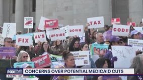 Medicaid on the chopping block as people rally in Olympia, WA