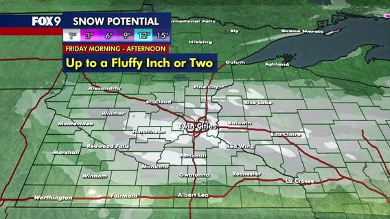 MN weather: Snowy Friday forecast update
