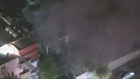 Hollywood house fire