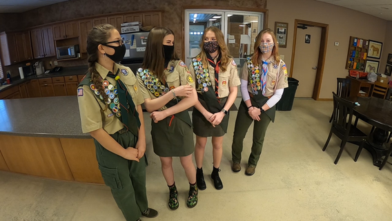 4 southeastern Wisconsin girls members of inaugural class of Eagle Scouts