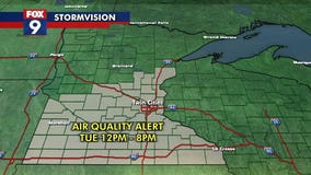 Air quality alert Tuesday