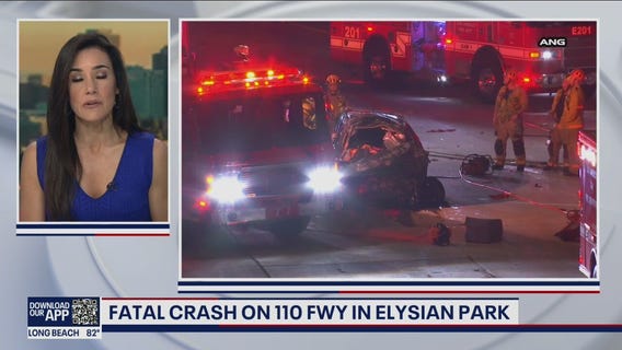 Fatal crash in Elysian Park