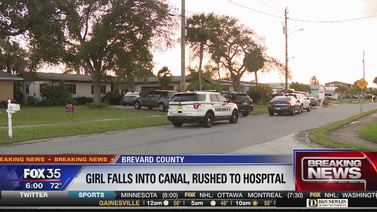 Toddler pulled from canal, rushed to hospital