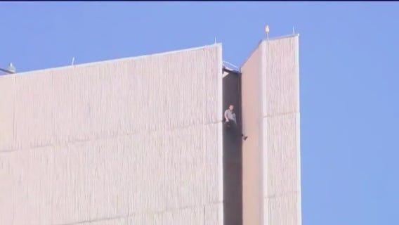 Pro-life protester scales Phoenix high-rise, faces trespassing charge