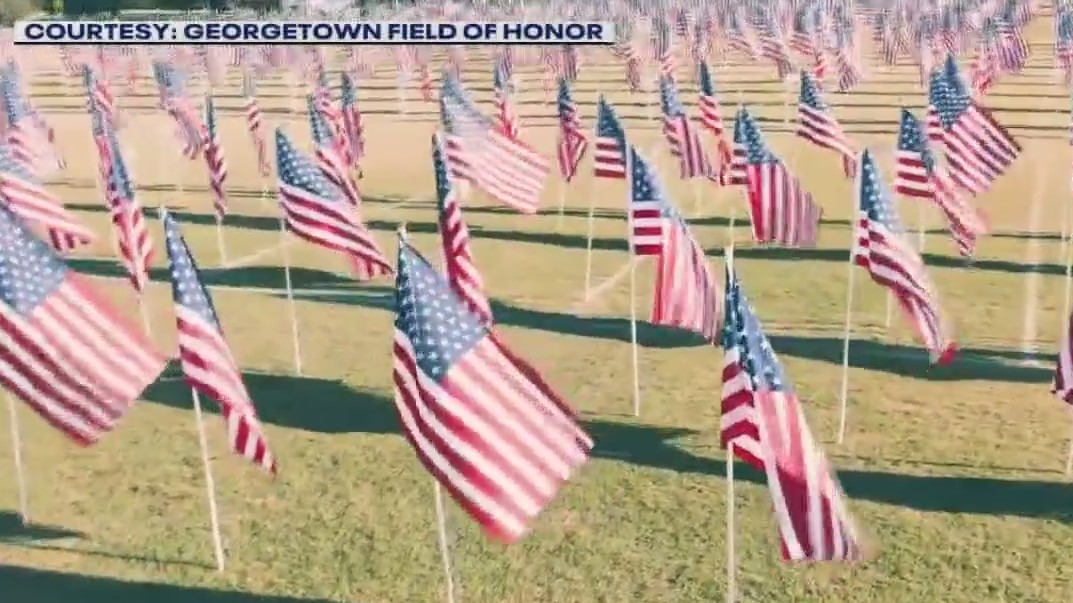 Georgetown Field of Honor takes place on Veteran's Day