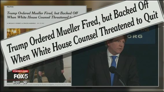 Trump denies Mueller report