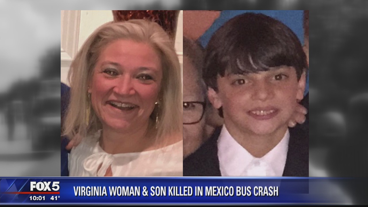 Mother, son from Lorton killed in Mexico tour bus crash | FOX 5 DC