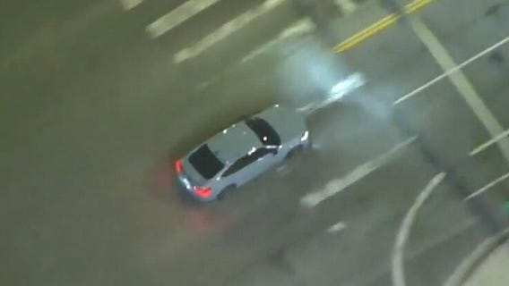 Woman in custody after police chase across San Fernando Valley