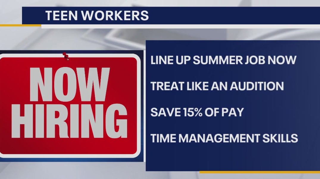 Teens with summer job hit 14-year high